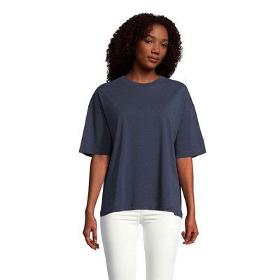 Camiseta oversize de mujer 100% algodón orgánico French Marino Xs