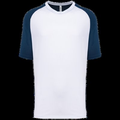 Camiseta pádel bicolor hombre Sporty Navy / White M