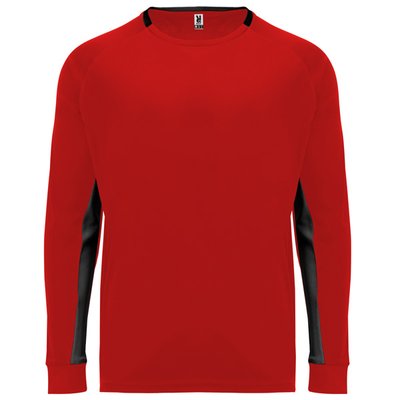 Camiseta de Portero Manga Larga Bicolor Rojo/Negro 8
