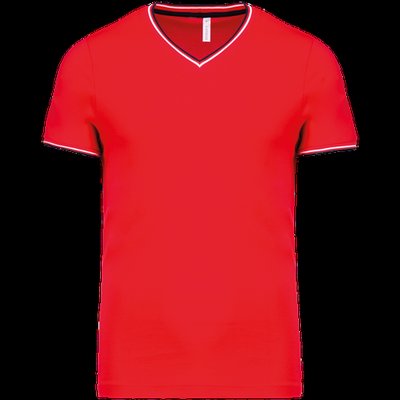 Camiseta de punto piqué de hombre Red / Navy / White 3Xl