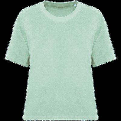 Camiseta de rizo para mujer corte oversize Brook Green S