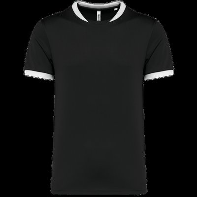 Camiseta rugby poliéster Black XL