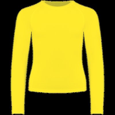 Camiseta segunda piel niño Flashy Yellow 6/8 Ans