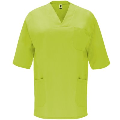 Camiseta de Servicios con Bolsillos y Escote V Pistacho M