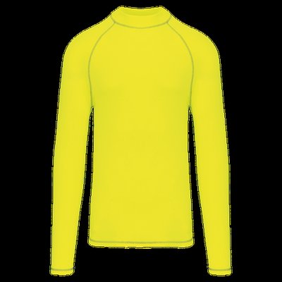 Camiseta surf manga larga hombre Fluorescent Yellow L