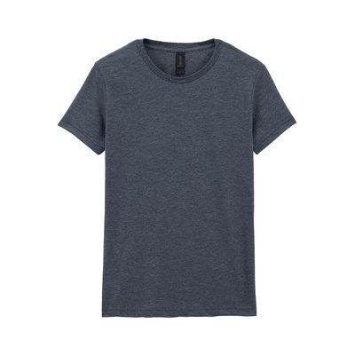 Camiseta sutil mujer algodón Dark Heather S