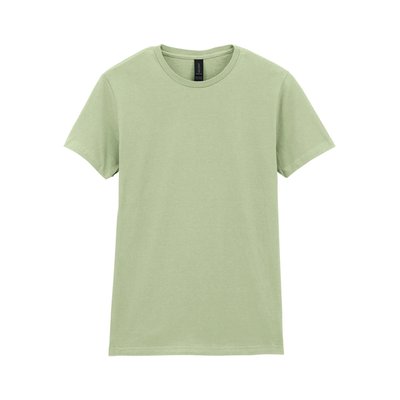 Camiseta sutil mujer algodón Pistachio Xxl