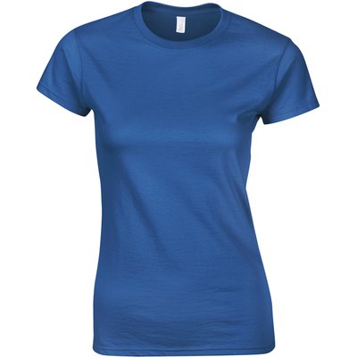 Camiseta sutil mujer algodón Royal Blue 3Xl