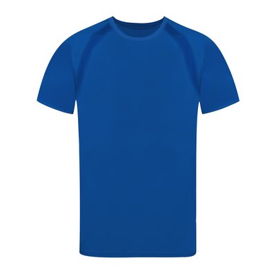 Camiseta técnica adulto 100% poliéster Azul L