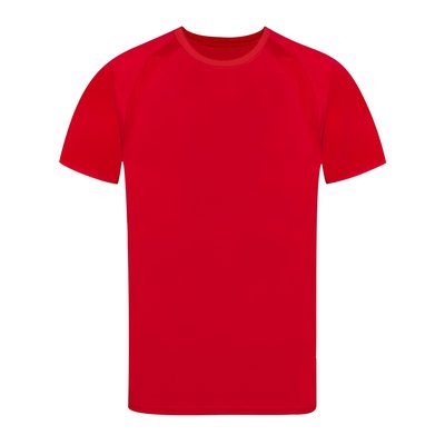 Camiseta técnica adulto 100% poliéster Roj S