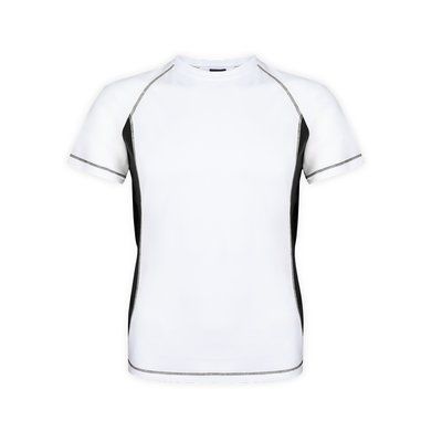 Camiseta técnica adulto bicolor transpirable Neg L