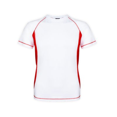 Camiseta técnica adulto bicolor transpirable Roj L