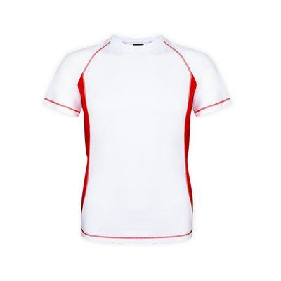 Camiseta técnica adulto bicolor transpirable Roj XL