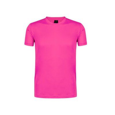 Camiseta técnica adulto de varios colores con diseño en espalda y mangas transpirable Fucsi XXL