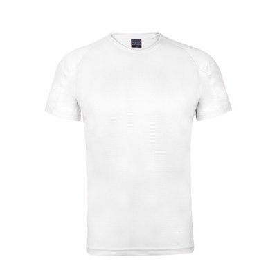 Camiseta técnica adulto de colores y tejido altamente transpirable  Blanco M
