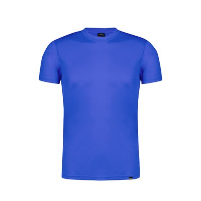 Camiseta técnica adulto ecológica de PET reciclado transpirable Azul XS