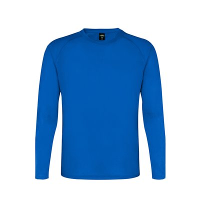 Camiseta técnica adulto de manga larga en varios colores Azul Xxl