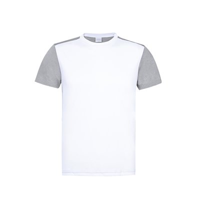 Camiseta Técnica Adulto Transpirable Bicolor Bla S