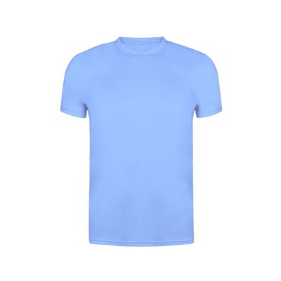 Camiseta técnica adulto transpirable de colores algunos fluorescentes Azul Claro S