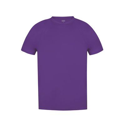 Camiseta técnica adulto transpirable de colores algunos fluorescentes Morado L
