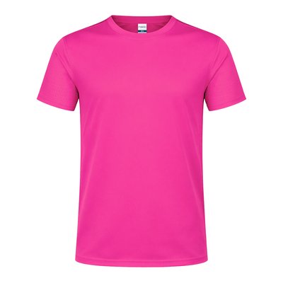 Camiseta técnica adulto de varios colores con diseño en espalda y mangas transpirable Fucsi S