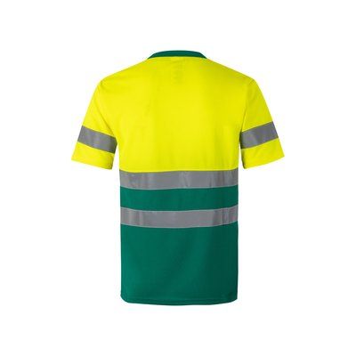 Camiseta técnica con bandas reflectantes