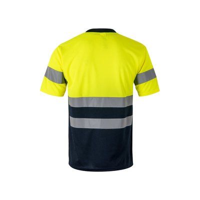Camiseta técnica con bandas reflectantes