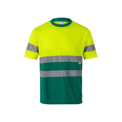 Camiseta técnica con bandas reflectantes