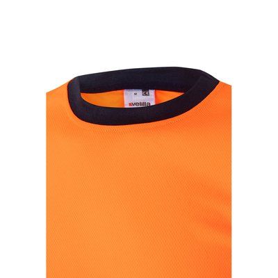 Camiseta técnica con bandas reflectantes