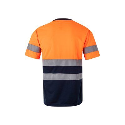 Camiseta técnica con bandas reflectantes