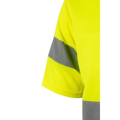 Camiseta técnica con bandas reflectantes
