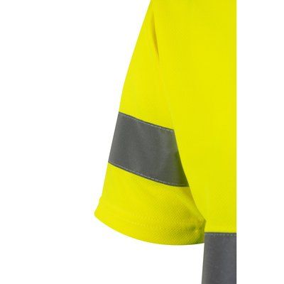 Camiseta técnica con bandas reflectantes