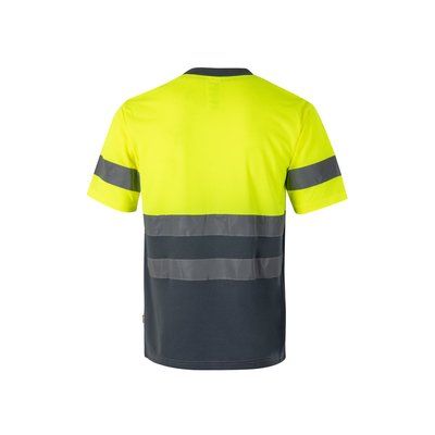 Camiseta técnica con bandas reflectantes