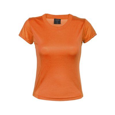Camiseta técnica diseño de panal en espalda de mujer Tecnic Rox 135 Naranja S