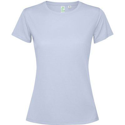 Camiseta técnica entallada para mujer Azul Zen L