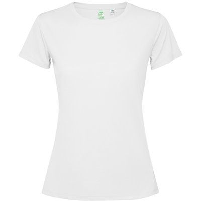 Camiseta técnica entallada para mujer Blanco S