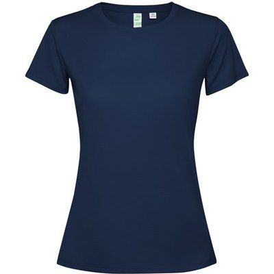 Camiseta técnica entallada para mujer Marino M