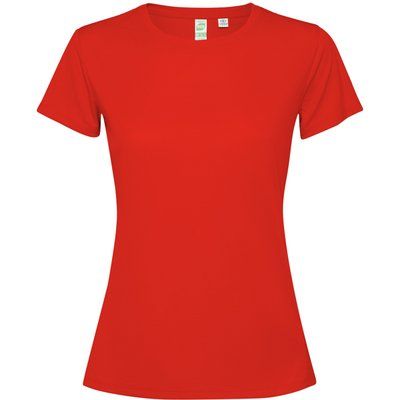 Camiseta técnica entallada para mujer Rojo Xl