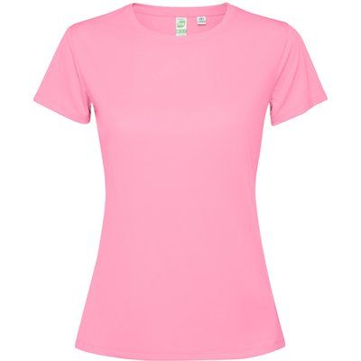 Camiseta técnica entallada para mujer Rosa Seda 2Xl