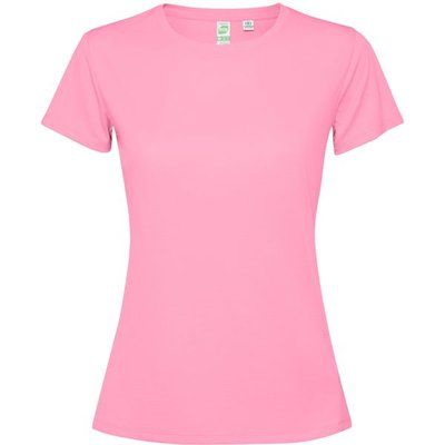 Camiseta técnica entallada para mujer Rosa Seda M