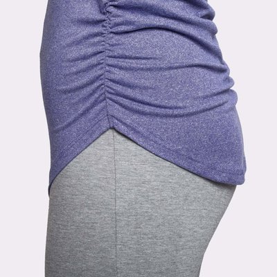 Camiseta técnica fruncida mujer