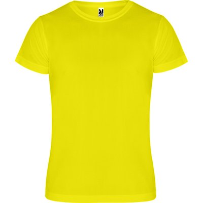 Camiseta Técnica Manga Corta Amarillo XL