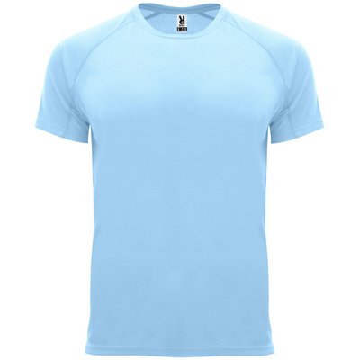 Camiseta técnica manga corta cuello redondo Celeste Xl
