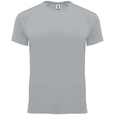 Camiseta técnica manga corta cuello redondo Gris Xl