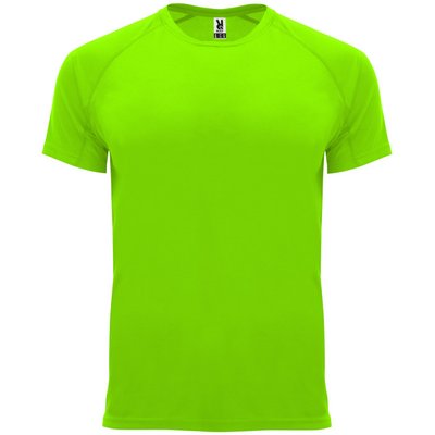Camiseta técnica manga corta cuello redondo Verde Fluor M