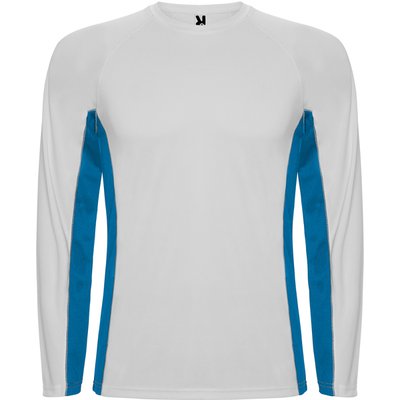 Camiseta técnica manga larga Blanco/Royal S