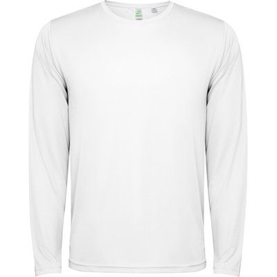 Camiseta técnica de manga larga unisex Blanco Xs