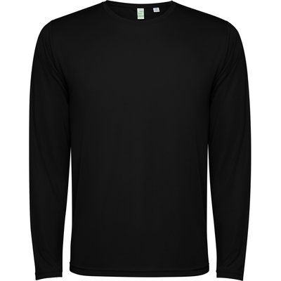 Camiseta técnica de manga larga unisex Negro 4