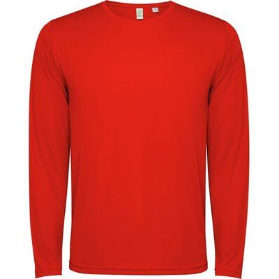 Camiseta técnica de manga larga unisex Rojo 12