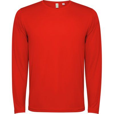Camiseta técnica de manga larga unisex Rojo 16